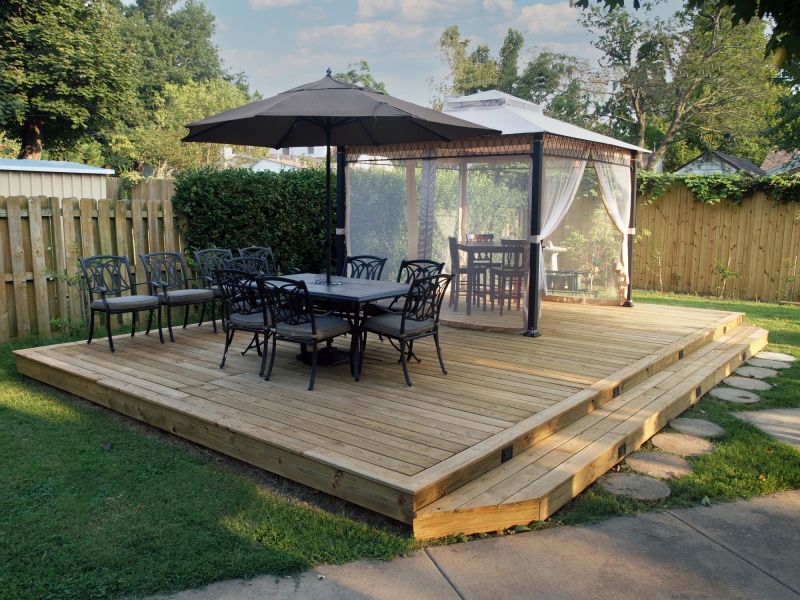 Covered Deck Space