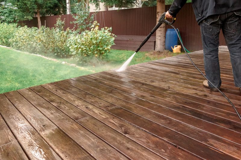 Deck Staining Process