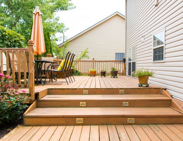 Wooden Patio Installation